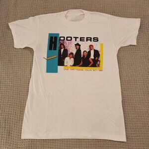 Vintage 1987-88 The Hooters Band T-Shirt Rock Music Fan Tee 17